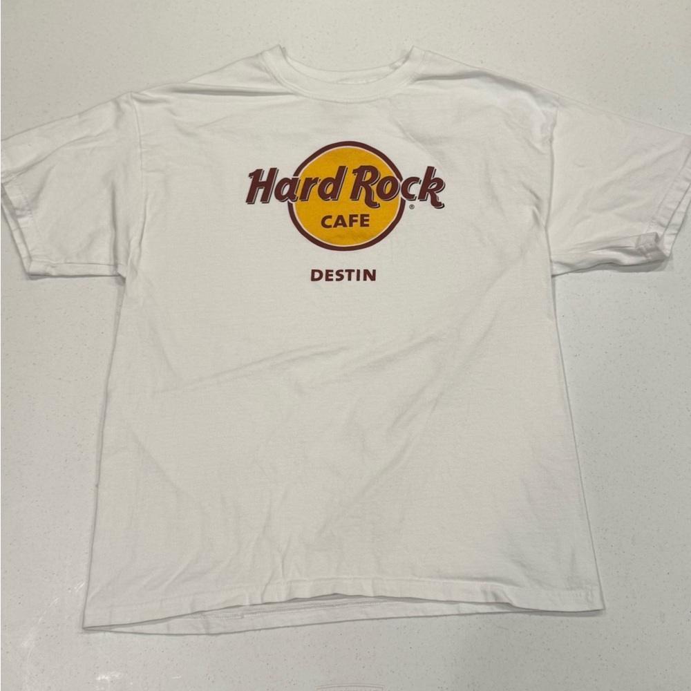 Hard Rock Cafe Destin White T-Shirt Large